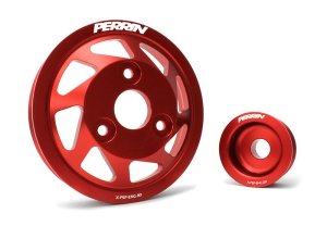 Subaru XV Crosstrek Water Pump Pulley - Perrin Performance - Lightweight - Red - `18-`20